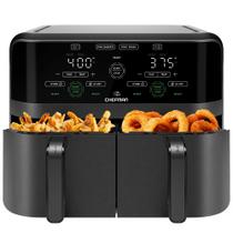 Air Fryer Chefman Dual Basket 6L - Tela de Toque Digital Preta