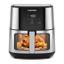 Air Fryer Chefman Easy-View 8L - Fritadeira com Janela e 4 Predefinições Air Fryer Chefman Easy-View 8L - Fritadeira com Janela e 4 Predefinições
