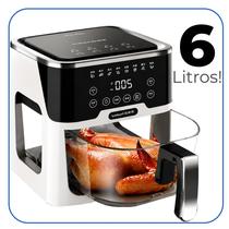 Air Fryer Fritadeira Elétrica 6 Litros Desligamento Auto Air Fryer Fritadeira Elétrica 6 Litros Desligamento Auto