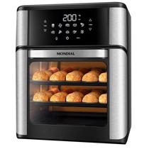 Air Fryer Fritadeira Elétrica AFON12LBI Oven 2 em 1 Preto Inox - Mondial