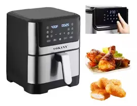 Air Fryer Fritadeira Elétrica Lcd 1800w 7L Digital Sem Óleo