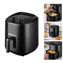 Air fryer fritadeira eletrica sem oleo 3,4l turbo preto grelha cesto removivel multiuso desligamento automatico 127v Air fryer fritadeira eletrica sem oleo 3,4l turbo preto grelha cesto removivel multiuso desligamento automatico 127v
