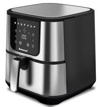 Air Fryer Fritadeira Elétrica Sem Óleo Amvox 7 Litros 1700W ARF 1255 Preto com Inox