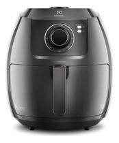 Air Fryer Fritadeira Sem Óleo Elétrica Electrolux 6,5l Family Cesto Removível Com Timer 1700w De Potência Eaf50 Grafite