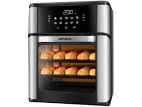 Air Fryer Mondial Forno Oven AFON-12L-BI Preto e Inox 12L Air Fryer Mondial Forno Oven AFON-12L-BI Preto e Inox 12L