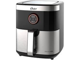 Air Fryer Oster Black Inox com Timer 4,8L