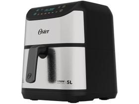 Air Fryer Oster OFRT930 Inox e Preto com Timer Inox 5L