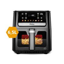 Air Fryer Philco 6,5L Visor Glass e Redstone 1700W PAF65A