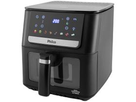 Air Fryer Philco 6,5L Visor Glass e Redstone 1700W PAF65A Air Fryer Philco 6,5L Visor Glass e Redstone 1700W PAF65A