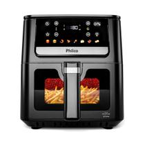 Air Fryer Philco Visor Glass 6,5 Litros Redstone PAF65A 127v Air Fryer Philco Visor Glass 6,5 Litros Redstone PAF65A 127v