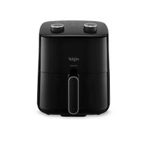 Air Fryer Prática Fry 3,7L Elgin 1400w Black Grelha Removível Sem Óleo 220V