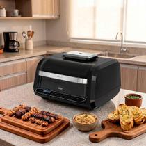 Air Fryer WAP Barbecue Heat WC AB1030 1700W 6,6 Litros com 8 Funções Painel Digital e Grelha Antiaderente Air Fryer WAP Barbecue Heat WC AB1030 1700W 6,6 Litros com 8 Funções Painel Digital e Grelha Antiaderente