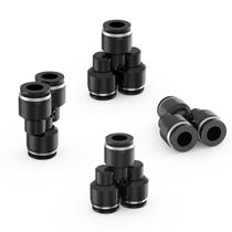 Air Line Fittings Etermutable 30 pacotes Y Tee Black 6 mm OD Air Line Fittings Etermutable 30 pacotes Y Tee Black 6 mm OD