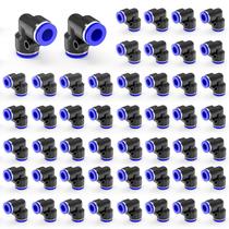 Air Line Fittings Etermutable Cotovelo 1/4" OD 50 pacotes