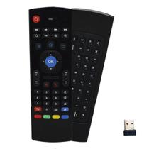 Air Mouse E Teclado Wireless Controle Remoto Smart Tv e Pc - MX3