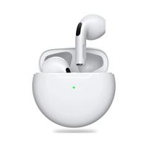 Air Pro 6 TWS Fone De Ouvido Bluetooth Sem Fio Com Controle De Toque Estéreo Microfone Embutido Earbuds