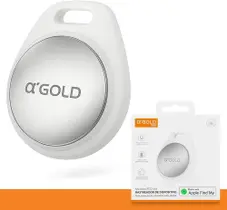 Air Tag Rastreador A'Gold, Localizador, Compatível com Iphone Buscar Apple (IOS), Bluetooth, Com Alarme Sonoro, GPS, Tag