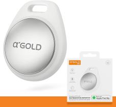 Air Tag Rastreador A'Gold, Localizador, Compatível com Iphone Buscar Apple (IOS), Bluetooth, Com Alarme Sonoro, GPS, Tag
