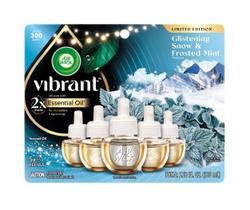 Air Wick Plug In Advanced Scented Oil Glistening Snow + Frosted Mint 5 ct