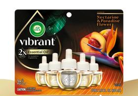 Air Wick Vibrant Plug in, refil de óleo perfumado, nectarina de 5 quilates