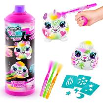 Airbrush Kit 2 Mini Pelúcias Neon Surpresa Para Pintar - Fun Airbrush Kit 2 Mini Pelúcias Neon Surpresa Para Pintar - Fun