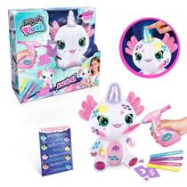 Airbrush - Pelúcia Axolote F0193-4 - Fun Divirta-se