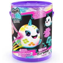 Airbrush Plush Neon Unicornio Marinho Pelucia FUN F0167-0