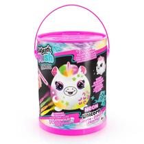 Airbrush Plush Pelúcia Na Lata Neon Animais - Fun F1670