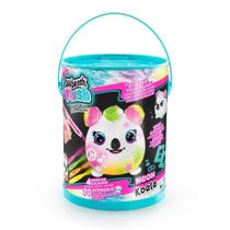 Airbrush Plush Pelúcia Na Lata Neon Animais - Fun F1670