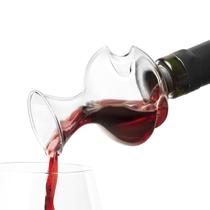 Aireador de Vino Final Touch WA74 de Vidrio y Silicona 8x8x15 cm