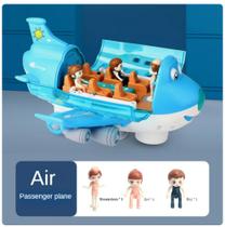 Airliner universal música luzes 360 rotação crianças brinquedo elétrico aeronaves meninos meninas - toys
