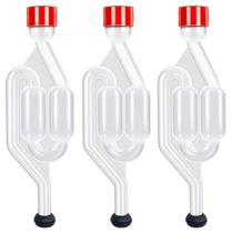 Airlock Tipo S c/Anel de Vedação Preto - 03Un Airlock Tipo S c/Anel de Vedação Preto - 03Un