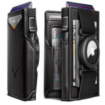 Airtag Wallet BULLIANT Carteira masculina fina de bolso frontal com clipe de dinheiro Airtag Wallet BULLIANT Carteira masculina fina de bolso frontal com clipe de dinheiro