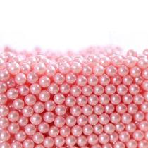 AIYoo Makeup Beads para Pincéis, Art Faux Pearls, 1500 Piece Round Pink Pearl Beads to Hold Makeup Brush, Batom, Máscara, Delineador, 8mm