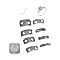 Ajustador De Tamanho De Anel Espiral Transparente 4 Peças Ferramenta De Redução De Joias