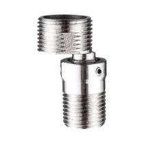 Ajustável 360 graus Adaptador De Torneira De Cozinha Com Parafuso Excêntrico Curvo Acessório De