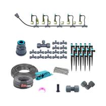 Ajustável 360 graus Sistema De Irrigação Com Bubbler De 3/8" Com Mangueira PE De 9/12mm Conector