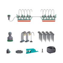 Ajustável 360 graus Sistema De Irrigação Flexível Para Jardim 10-25M, Kit De Rega Automática Para Ajustável 360 graus Sistema De Irrigação Flexível Para Jardim 10-25M, Kit De Rega Automática Para