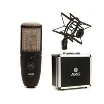 Akg p420 microfone estudio com maleta e shock mount