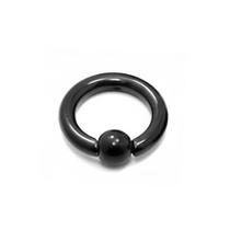 Alargador Captive Mola Aço Cirúrgico Preto PVD