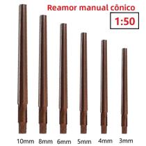 Alargador Manual De Haste Cônica 3/4/5/6/8/10mm, Ferramenta Manual Afiada Para CNC, Alargador De