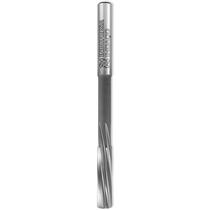 Alargador Máquina Dente Helicoidal - Med. 1/4" - Haste Cilíndrica, Corte à Direita, Hélice à Esquerda, Tolerância H7, DIN 212 D - Aço HSS (M2) - Cód.