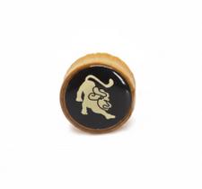 Alargador Plug Madeira Touro 18mm - 1 Peça