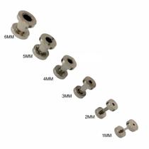 Alargador Túnel Brinco Masculino 1mm a 12mm 1 par Alargador Túnel Brinco Masculino 1mm a 12mm 1 par