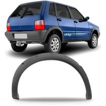 Alargador Vão Roda Traseiro Uno Way 2004 a 2010 Cinza