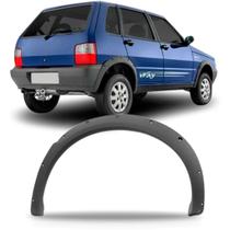 Alargador Vão Roda Traseiro Uno Way 2004 a 2010 Cinza