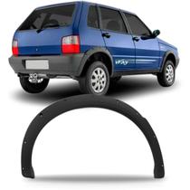 Alargador Vão Roda Traseiro Uno Way 2004 a 2010 Preto Alargador Vão Roda Traseiro Uno Way 2004 a 2010 Preto