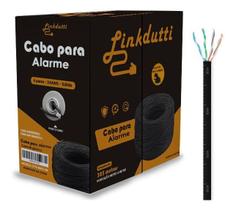 Alarm Cable Preto 305mts 4x24 Awg Linkdutti Linkdutti Alarm Cable Preto 305mts 4x24 Awg Linkdutti Linkdutti