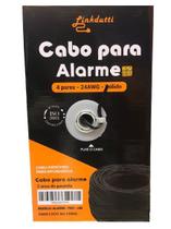 Alarm Cable Preto 305Mts 4X24 Awg Linkdutti