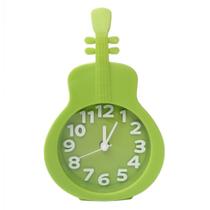 Alarm Clock Cartoon Guitar Shape Digital Sweeping Mute